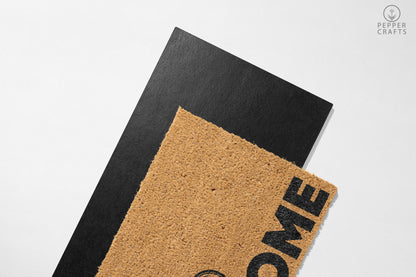 Pepper Crafts Cycling Coir Doormat – Stylish & Durable Welcome Mat for Sports Fans (30" x 18")