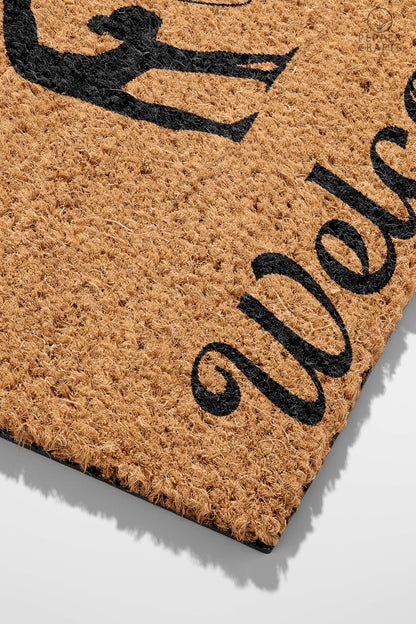 Pepper Crafts Gymnastics Coir Doormat – Stylish & Durable Welcome Mat for Sports Fans (30" x 18")