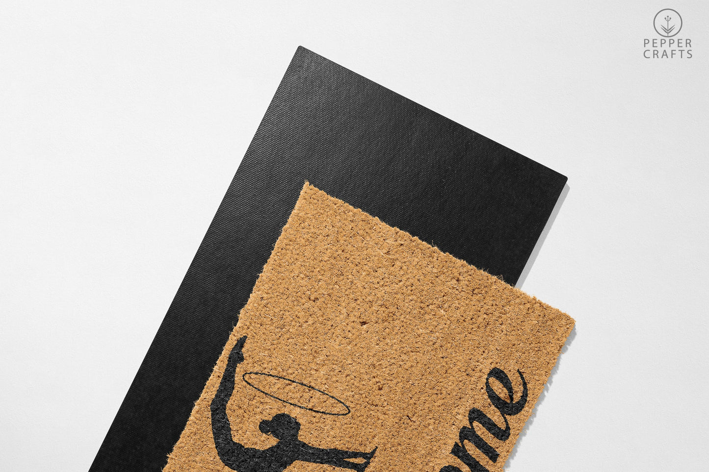 Pepper Crafts Gymnastics Coir Doormat – Stylish & Durable Welcome Mat for Sports Fans (30" x 18")