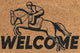Pepper Crafts Horse Riding Coir Doormat – Stylish & Durable Welcome Mat for Equestrians (30" x 18")