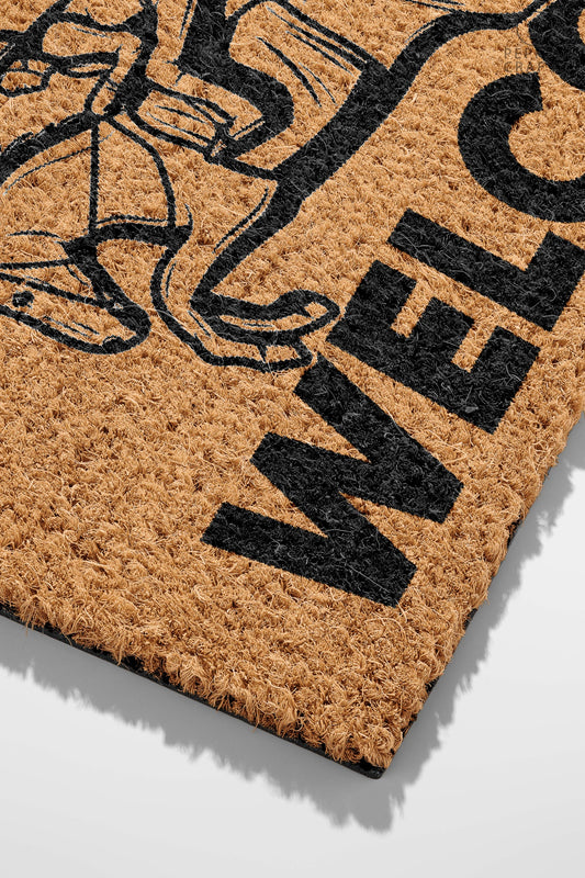 Pepper Crafts Horse Riding Coir Doormat – Stylish & Durable Welcome Mat for Equestrians (30" x 18")