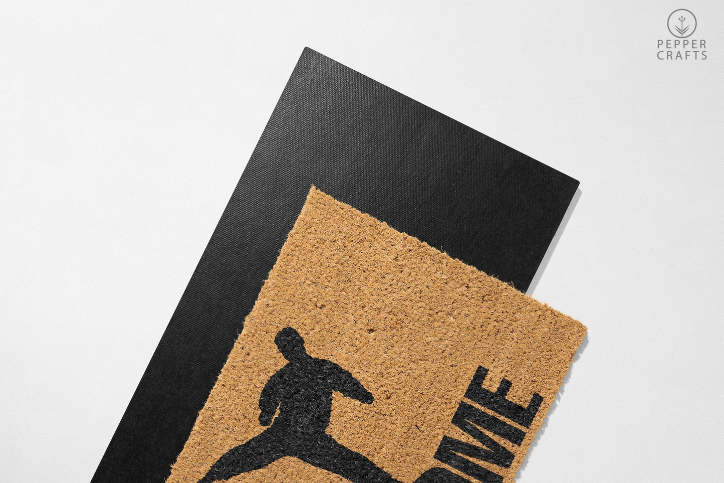 Pepper Crafts Taekwondo Coir Doormat – Stylish & Durable Welcome Mat for Martial Artists (30" x 18")