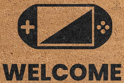 Pepper Crafts Video Games Coir Doormat – Stylish & Durable Welcome Mat for Gamers (30" x 18")
