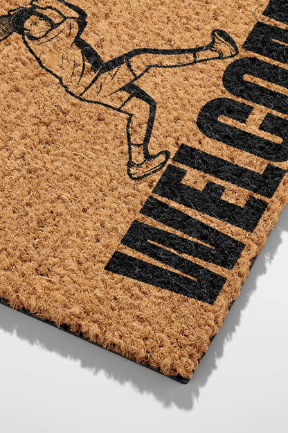 Pepper Crafts Tennis Coir Doormat – Stylish & Durable Welcome Mat for Sports Fans (30" x 18")