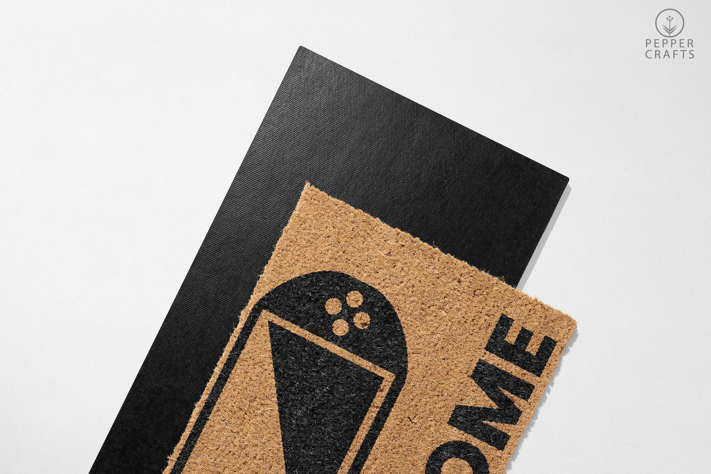Pepper Crafts Video Games Coir Doormat – Stylish & Durable Welcome Mat for Gamers (30" x 18")