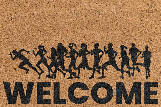 Pepper Crafts Athletics Coir Doormat – Stylish & Durable Welcome Mat for Sports Fans (30" x 18") - peppercrafts