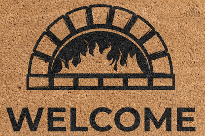 Pepper Crafts Baker Coir Doormat – Stylish & Durable Welcome Mat for Professionals (30" x 18") - peppercrafts