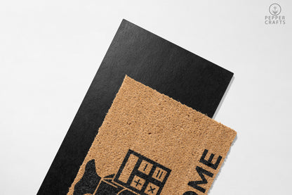 Pepper Crafts Banker Coir Doormat – Stylish & Durable Welcome Mat for Professionals (30" x 18") - peppercrafts