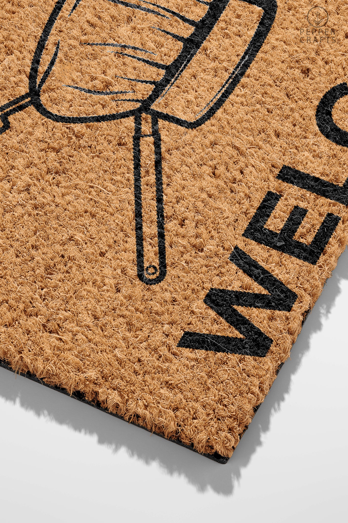 Pepper Crafts Chef Coir Doormat – Stylish & Durable Welcome Mat for Professionals (30" x 18") - peppercrafts