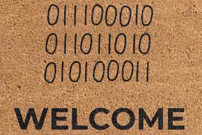 Pepper Crafts Coder Coir Doormat – Stylish & Durable Welcome Mat for Professionals (30" x 18") - peppercrafts