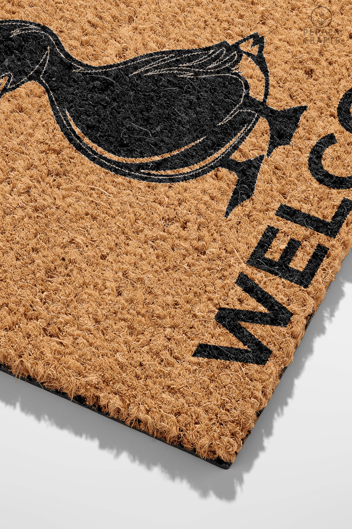 Pepper Crafts Duck Coir Doormat – Stylish & Durable Welcome Mat for Animal Lovers (30" x 18") - peppercrafts