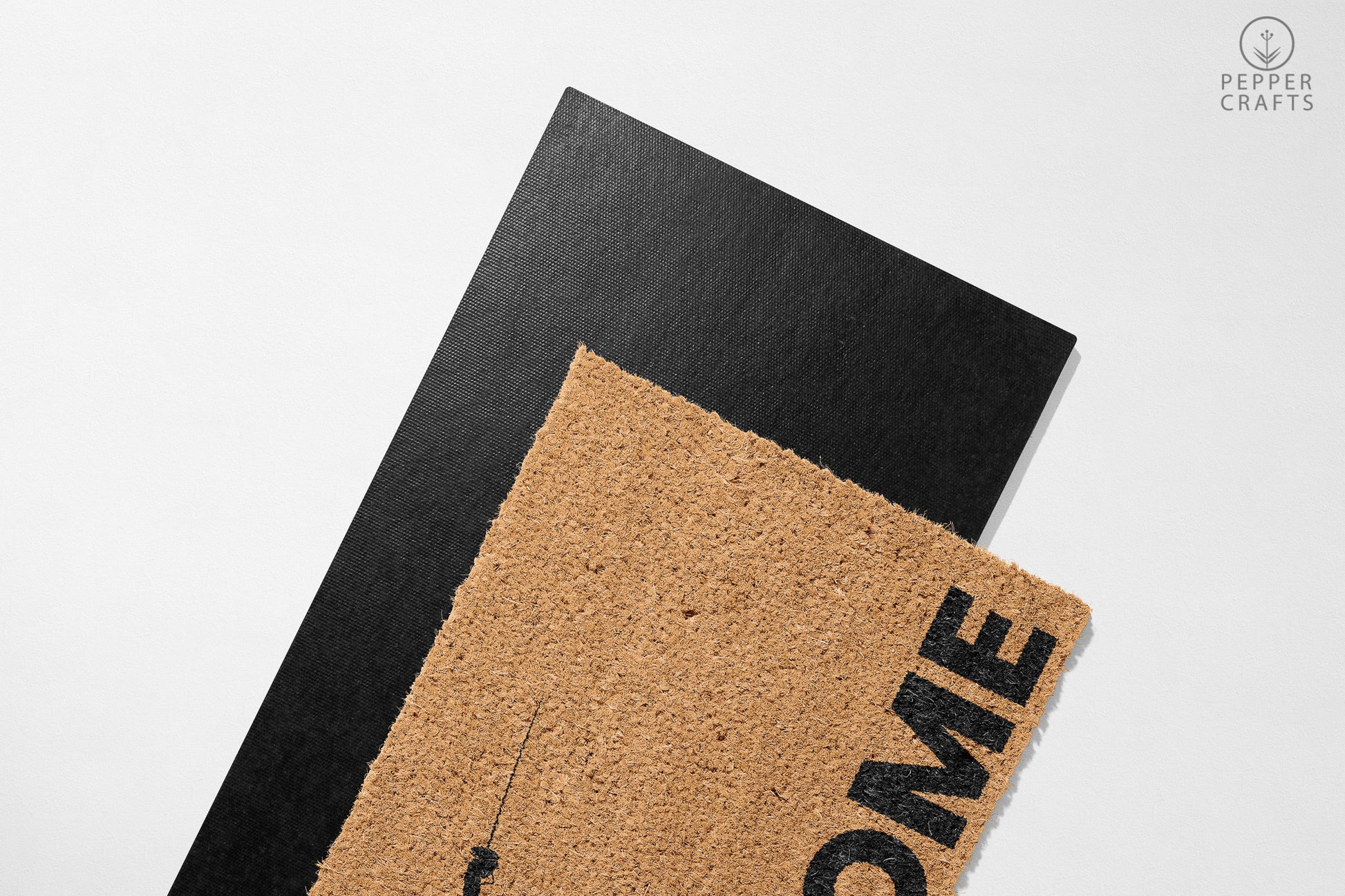 Pepper Crafts Fencing Coir Doormat – Stylish & Durable Welcome Mat for Sports Fans (30" x 18") - peppercrafts