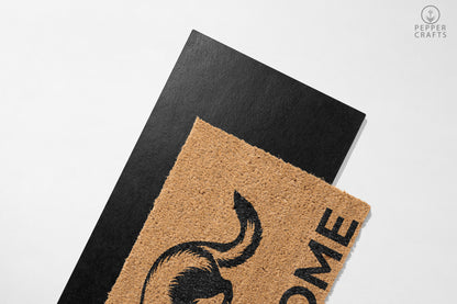 Pepper Crafts Ferret Coir Doormat – Stylish & Durable Welcome Mat for Animal Lovers (30" x 18") - peppercrafts