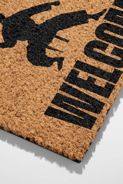 Pepper Crafts Karate Coir Doormat – Stylish & Durable Welcome Mat for Martial Artists (30" x 18") - peppercrafts