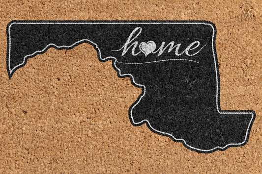 Pepper Crafts Maryland Coir Doormat – Stylish & Durable Welcome Mat for State Pride (30" x 18") - peppercrafts