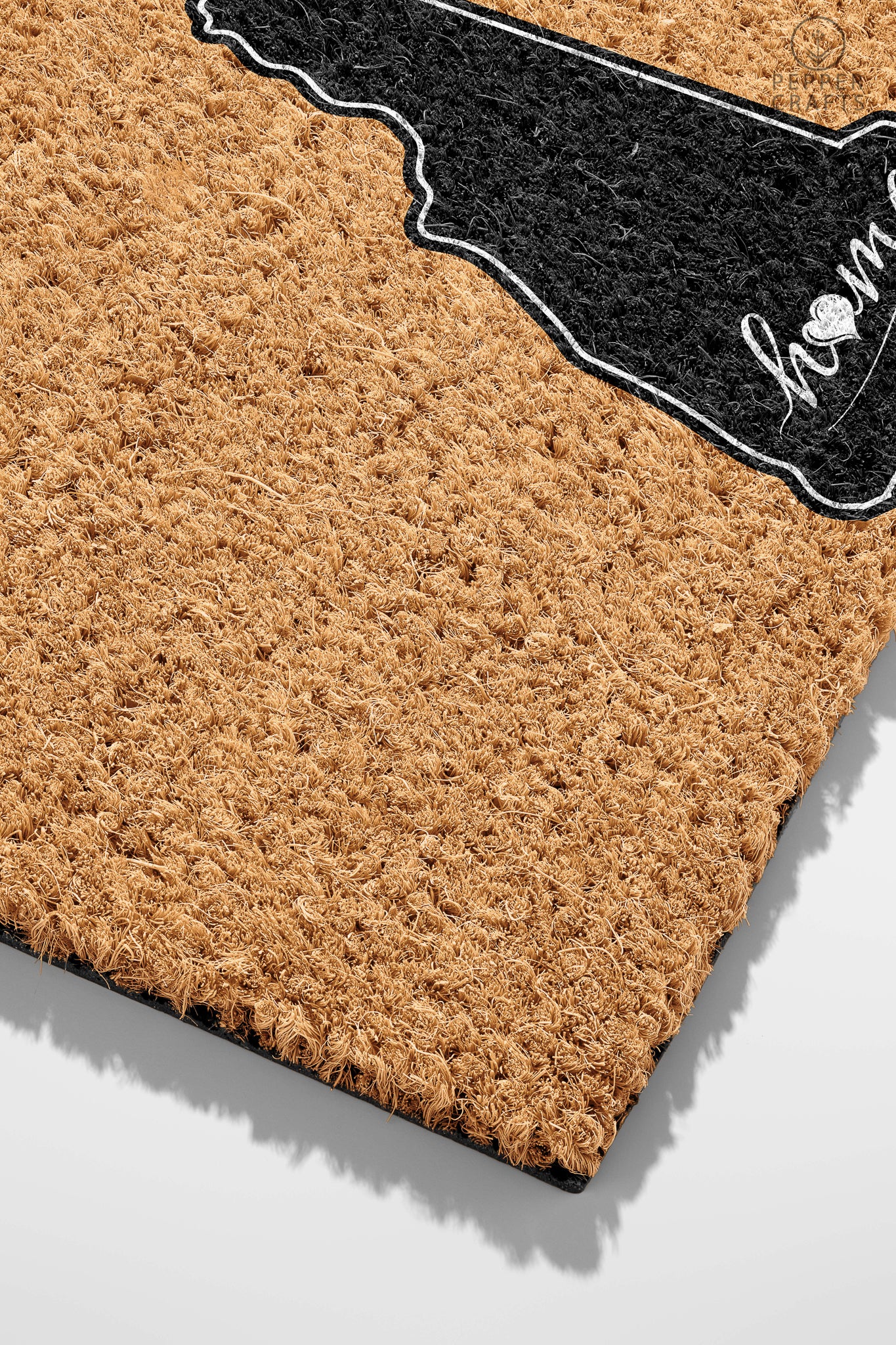 Pepper Crafts New Hampshire Coir Doormat – Stylish & Durable Welcome Mat for State Pride (30" x 18") - peppercrafts