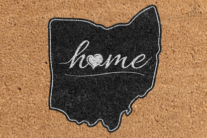 Pepper Crafts Ohio Coir Doormat – Stylish & Durable Welcome Mat for State Pride (30" x 18") - peppercrafts