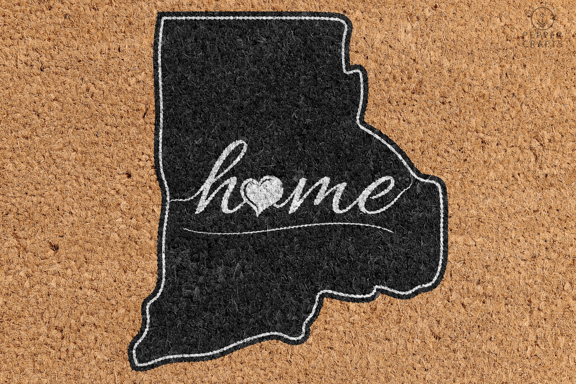 Pepper Crafts Rhode Island Coir Doormat – Stylish & Durable Welcome Mat for State Pride (30" x 18") - peppercrafts