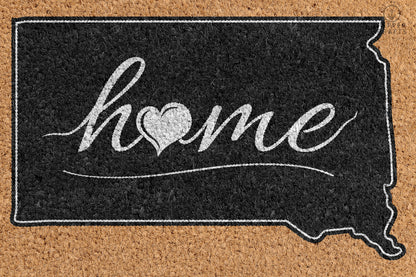 Pepper Crafts South Dakota Coir Doormat – Stylish & Durable Welcome Mat for State Pride (30" x 18") - peppercrafts
