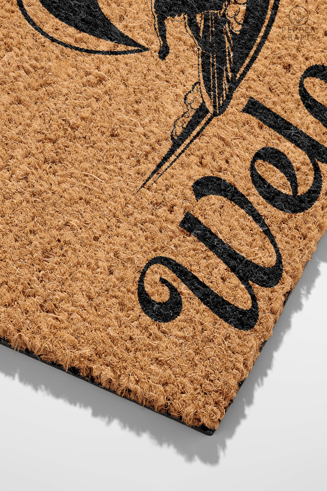 Pepper Crafts Surfing Coir Doormat – Stylish & Durable Welcome Mat for Surfers (30" x 18") - peppercrafts