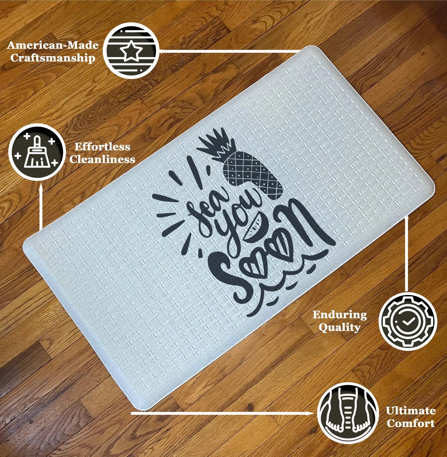 Sea You Soon – Cushion Comfort Doormat 🌊 - peppercrafts