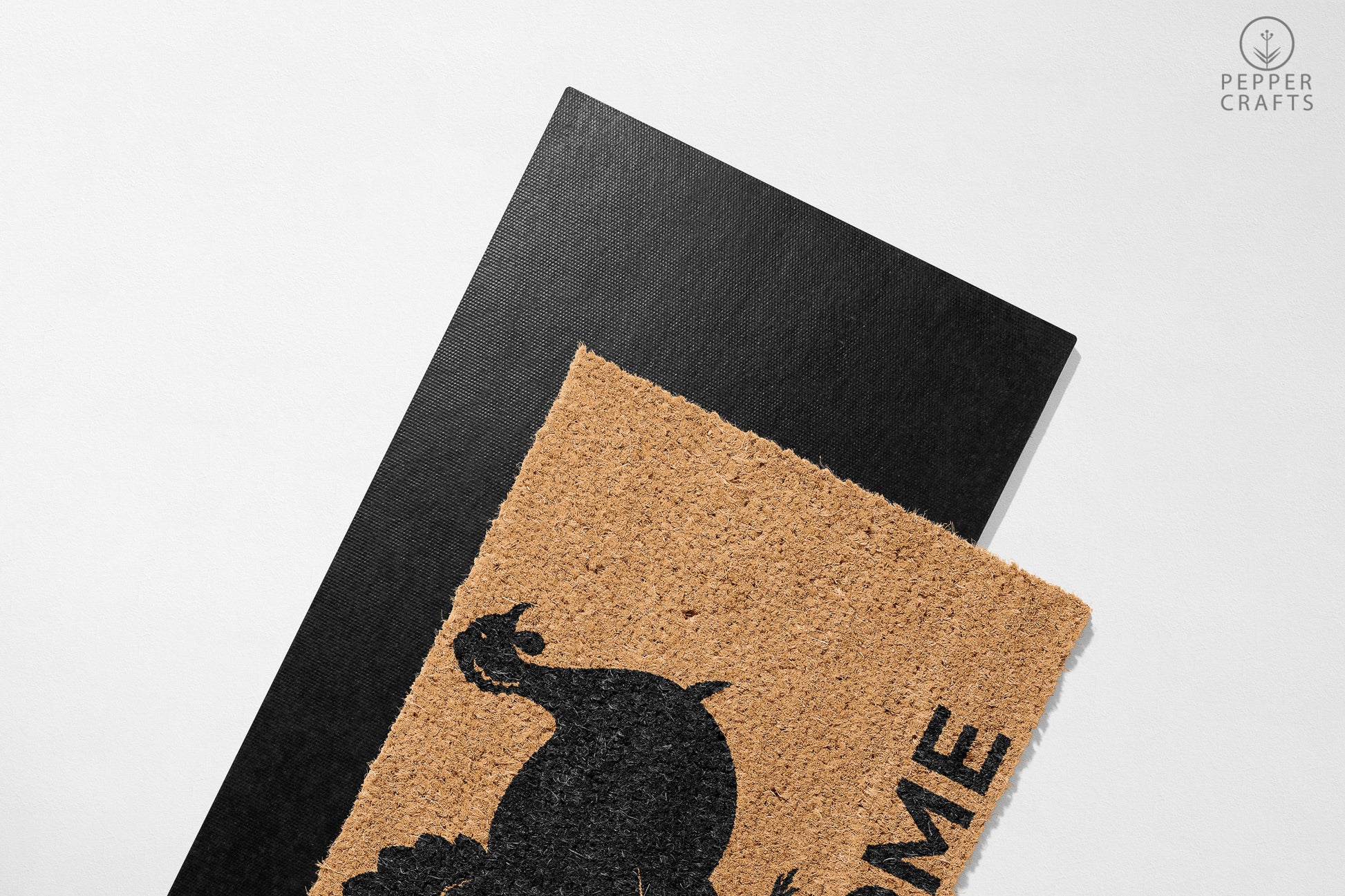 Pepper Crafts Turkey Coir Doormat – Stylish & Durable Welcome Mat for Animal Lovers (30" x 18") - peppercrafts