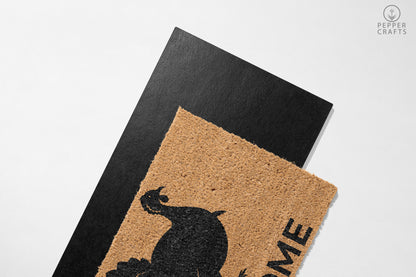 Pepper Crafts Turkey Coir Doormat – Stylish & Durable Welcome Mat for Animal Lovers (30" x 18") - peppercrafts