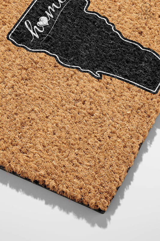 Pepper Crafts Vermont Coir Doormat – Stylish & Durable Welcome Mat for State Pride (30" x 18") - peppercrafts