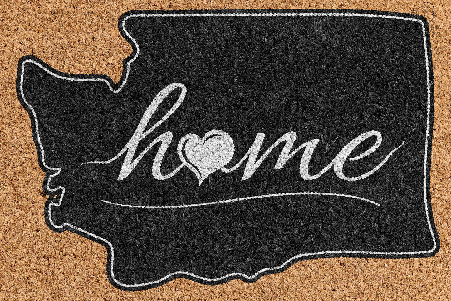 Pepper Crafts Washington Coir Doormat – Stylish & Durable Welcome Mat for State Pride (30" x 18") - peppercrafts