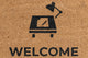 Pepper Crafts Writer Coir Doormat – Stylish & Durable Welcome Mat for Professionals (30" x 18") - peppercrafts