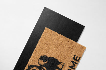 Pepper Crafts Alaskan Malamute Coir Doormat – Stylish & Durable Welcome Mat for Dog Lovers (30" x 18") - peppercrafts