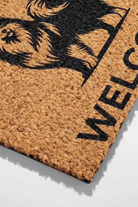 Pepper Crafts Alaskan Malamute Coir Doormat – Stylish & Durable Welcome Mat for Dog Lovers (30" x 18") - peppercrafts