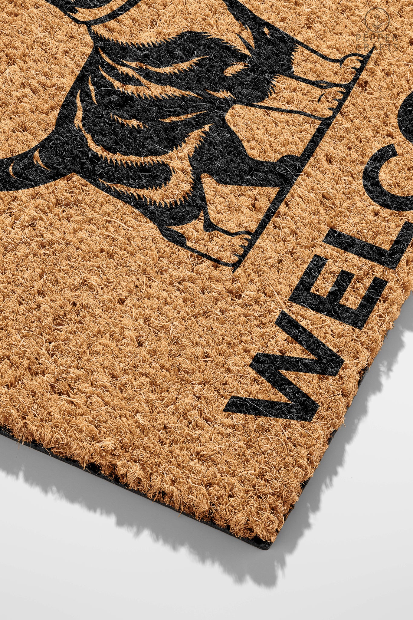 Pepper Crafts American Shorthair Coir Doormat – Stylish & Durable Welcome Mat for Cat Lovers (30" x 18") - peppercrafts