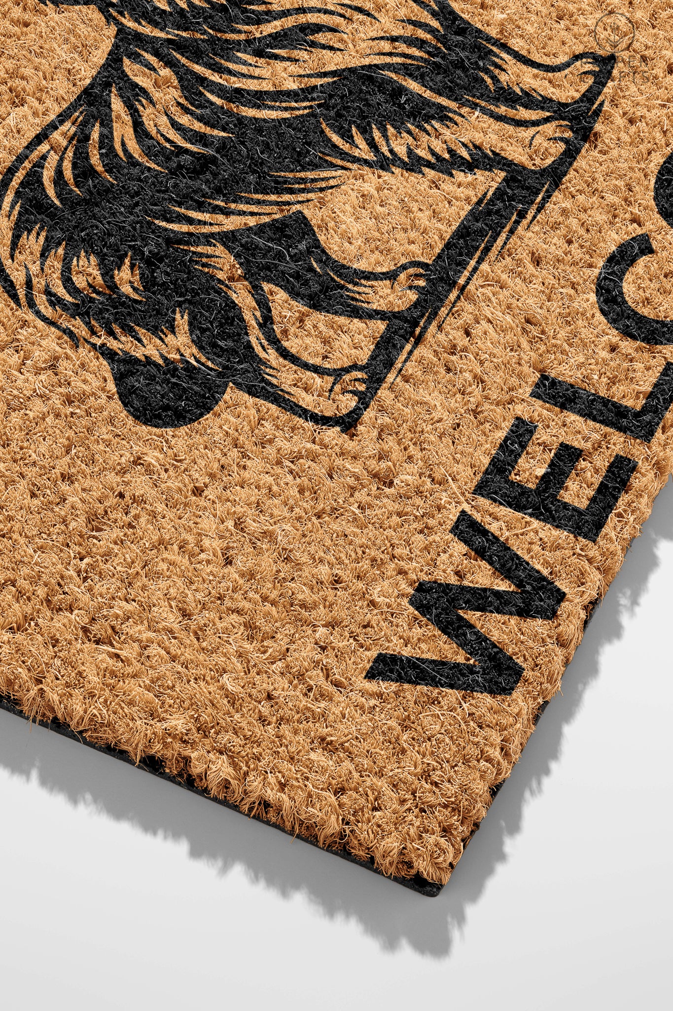 Pepper Crafts Faithful Greeter Australian Shepherd Coir Doormat – Durable & Stylish Welcome Mat for Dog Lovers (30" x 18") - peppercrafts
