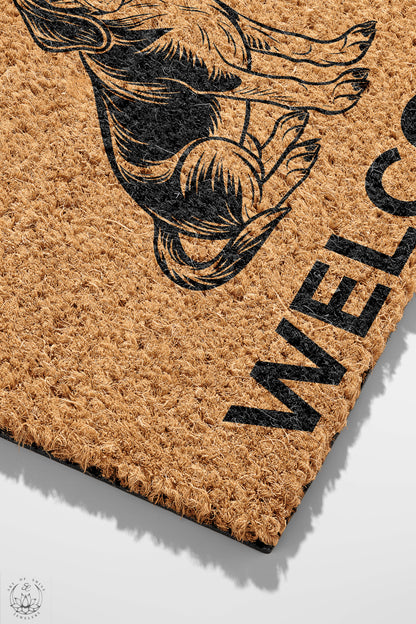 Pepper Crafts Gentle Watcher Beagle Coir Doormat – Durable & Charming Welcome Mat for Dog Lovers (30" x 18") - peppercrafts