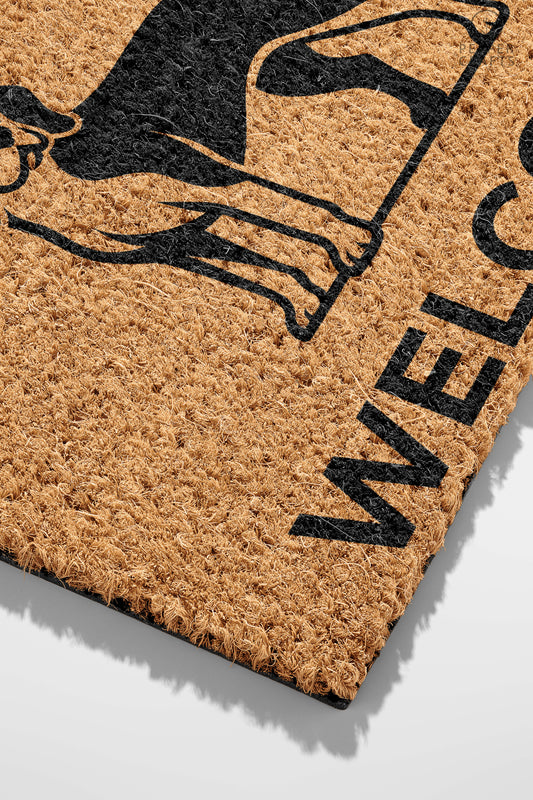 Pepper Crafts “Friendly Scout” Beagle Coir Doormat – Stylish & Sturdy Welcome Mat for Dog Lovers (30" x 18") - peppercrafts