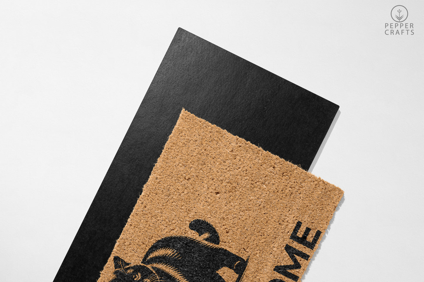 Pepper Crafts British Shorthair Coir Doormat – Stylish & Durable Welcome Mat for Cat Lovers (30" x 18") - peppercrafts