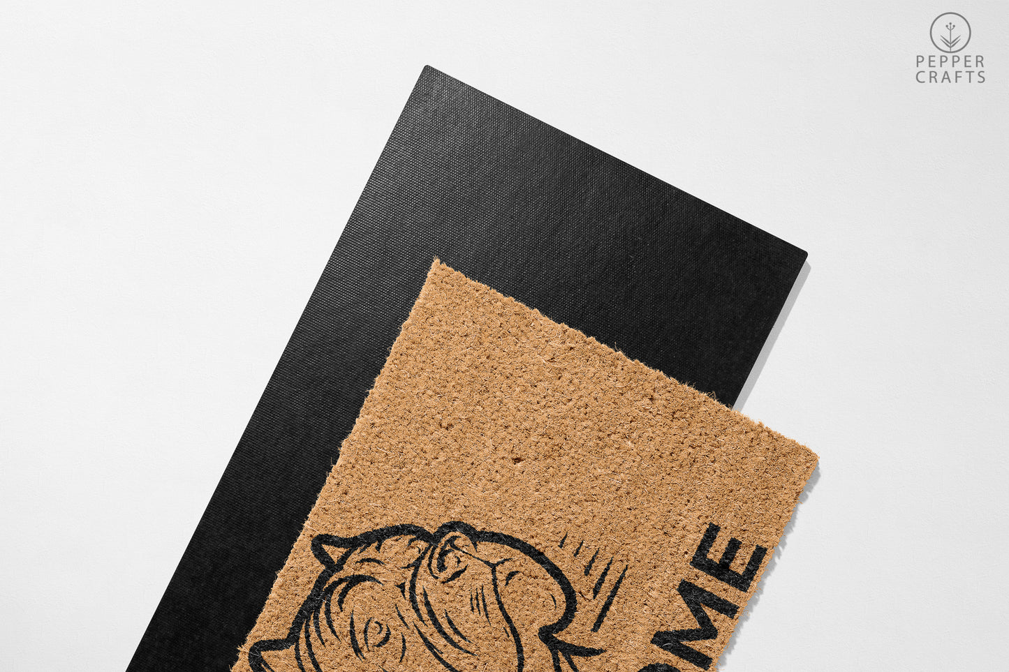 Pepper Crafts Cane Corso Coir Doormat – Stylish & Durable Welcome Mat for Dog Lovers (30" x 18") - peppercrafts