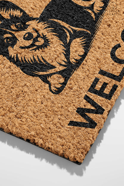 Pepper Crafts Corgi Coir Doormat – Stylish & Durable Welcome Mat for Dog Lovers (30" x 18") - peppercrafts
