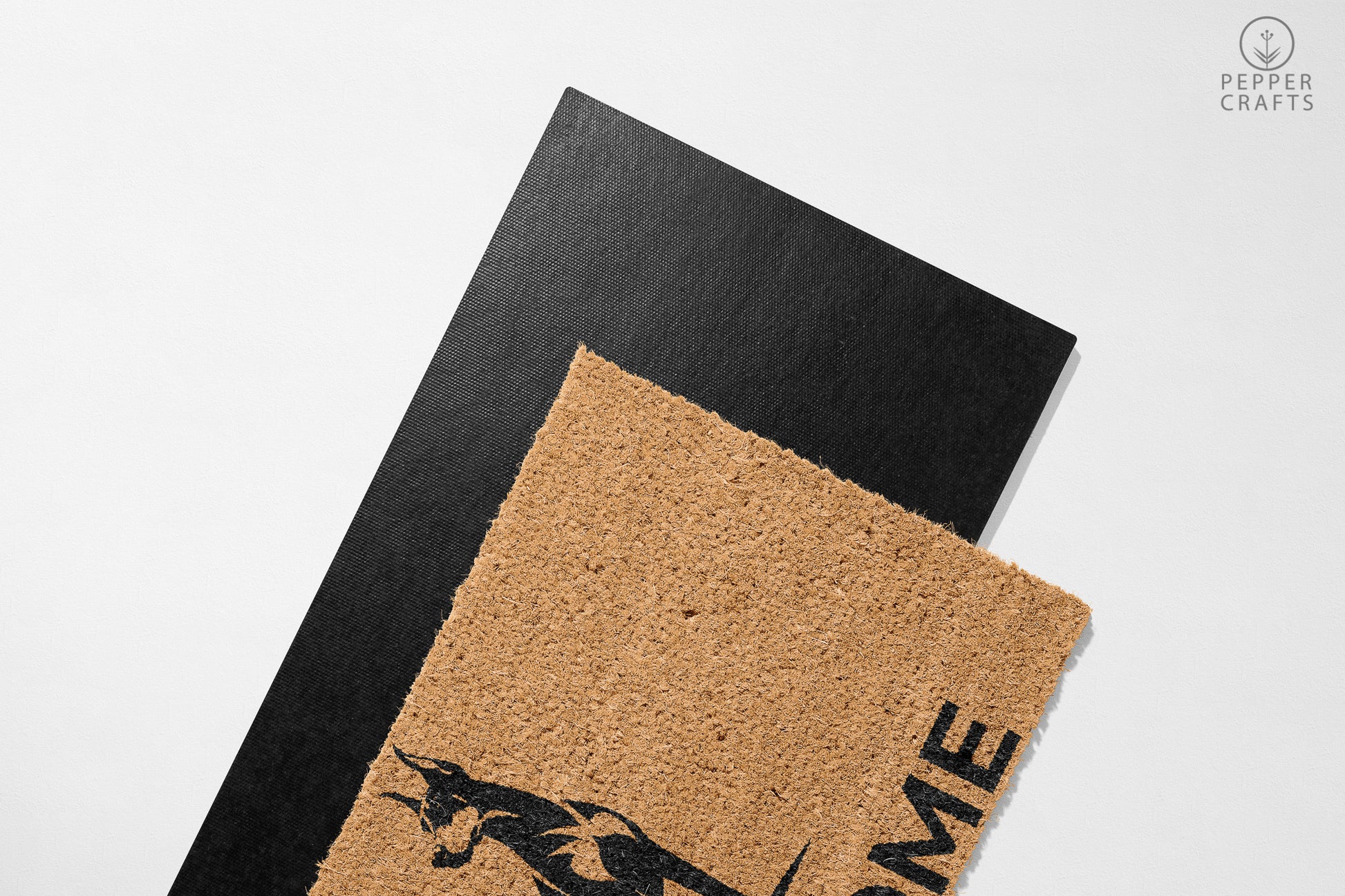 Pepper Crafts Doberman Coir Doormat – Stylish & Durable Welcome Mat for Dog Lovers (30" x 18") - peppercrafts