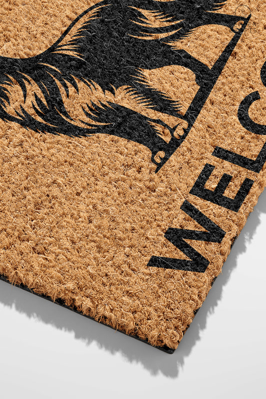 Pepper Crafts Golden Retriever Coir Doormat – Stylish & Durable Welcome Mat for Dog Lovers (30" x 18") - peppercrafts