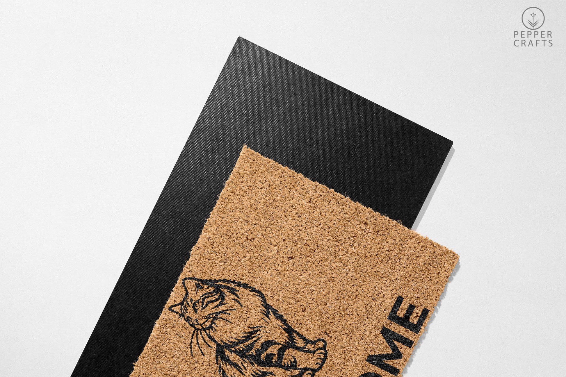 Pepper Crafts Maine Coon Coir Doormat – Stylish & Durable Welcome Mat for Cat Lovers (30" x 18") - peppercrafts