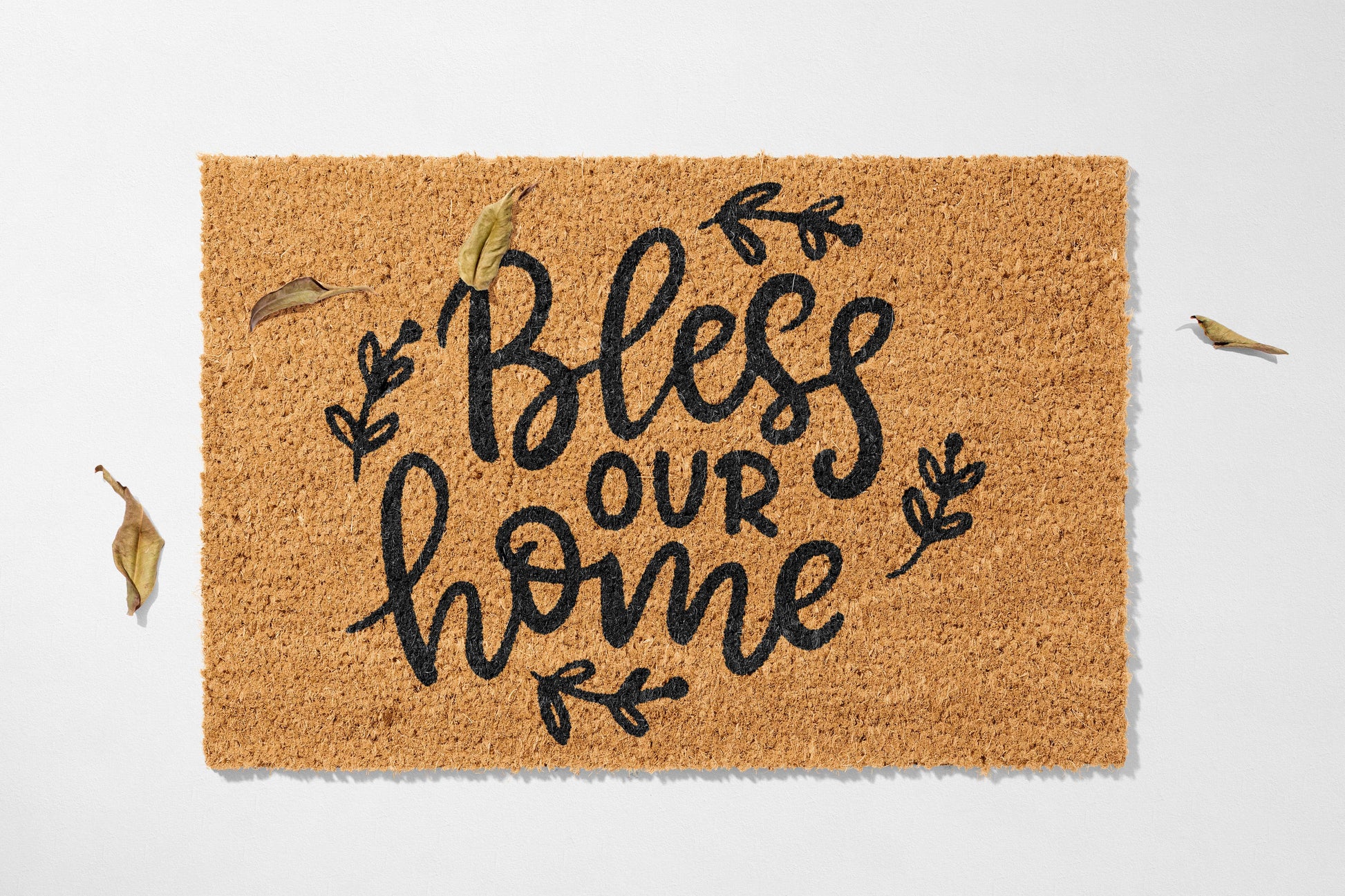 🌿 Bless Our Home – Faith-Filled Entryway Mat - peppercrafts