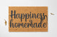 🏡 Happiness Is Homemade – Heartfelt Welcome Mat - peppercrafts
