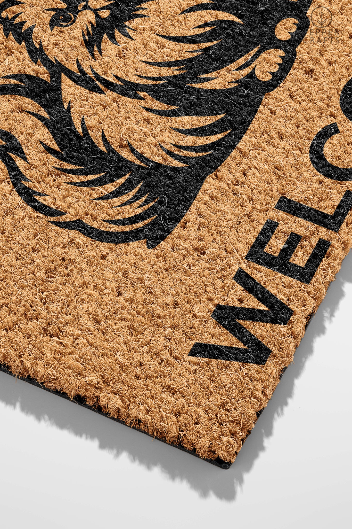 Pepper Crafts Persian Cat Coir Doormat – Stylish & Durable Welcome Mat for Cat Lovers (30" x 18") - peppercrafts