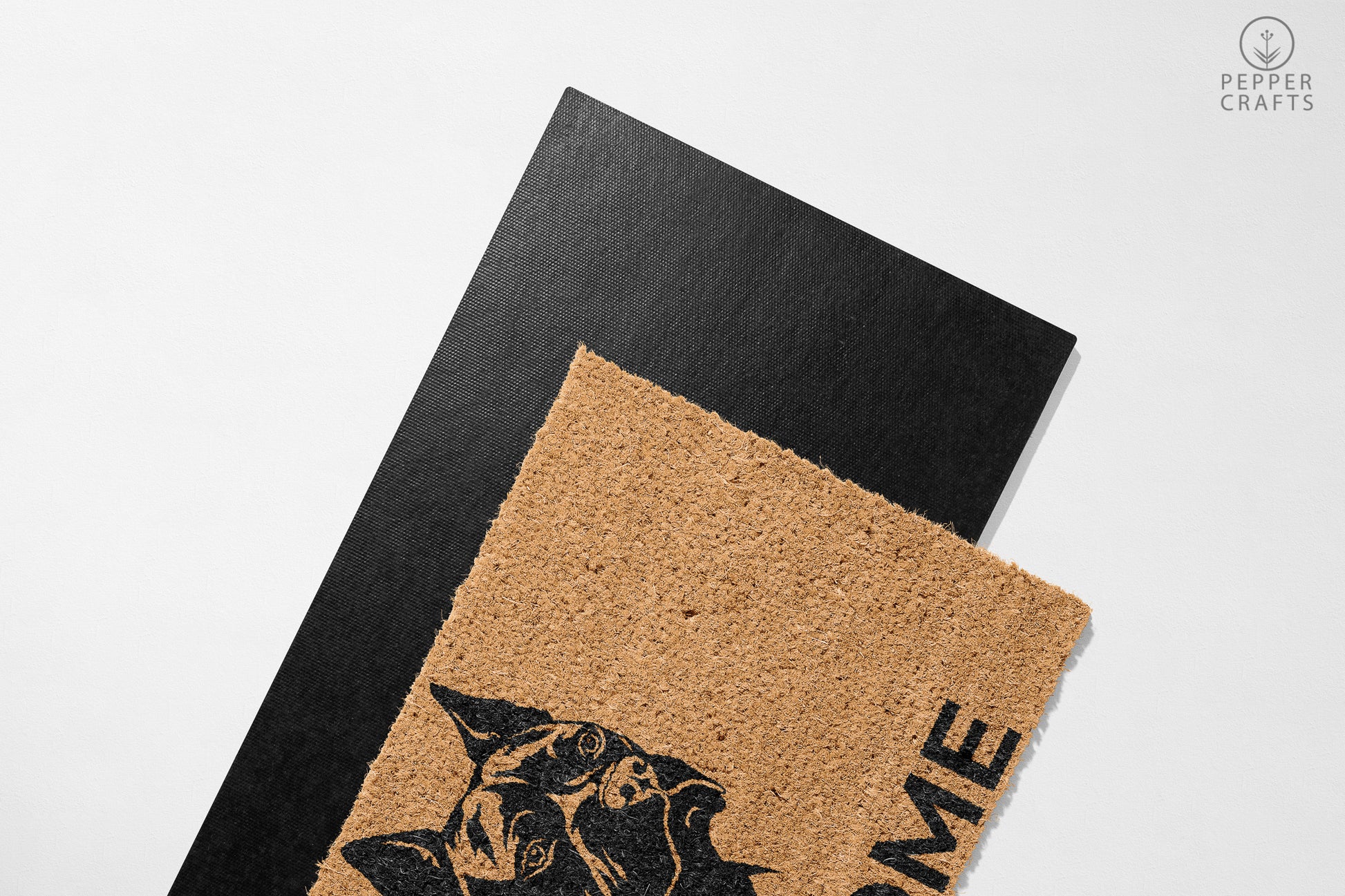 Pepper Crafts Pitbull Coir Doormat – Stylish & Durable Welcome Mat for Dog Lovers (30" x 18") - peppercrafts