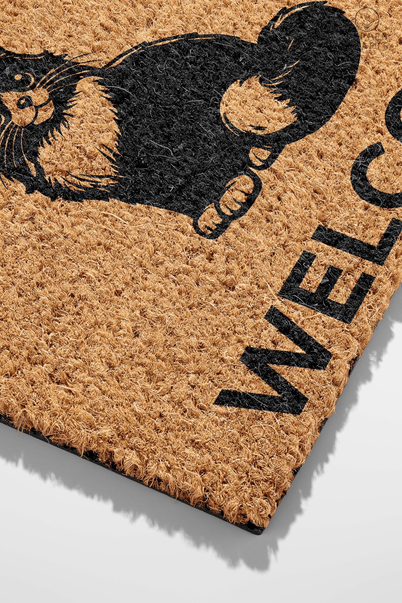 Pepper Crafts Ragdoll Cat Coir Doormat – Stylish & Durable Welcome Mat for Cat Lovers (30" x 18") - peppercrafts